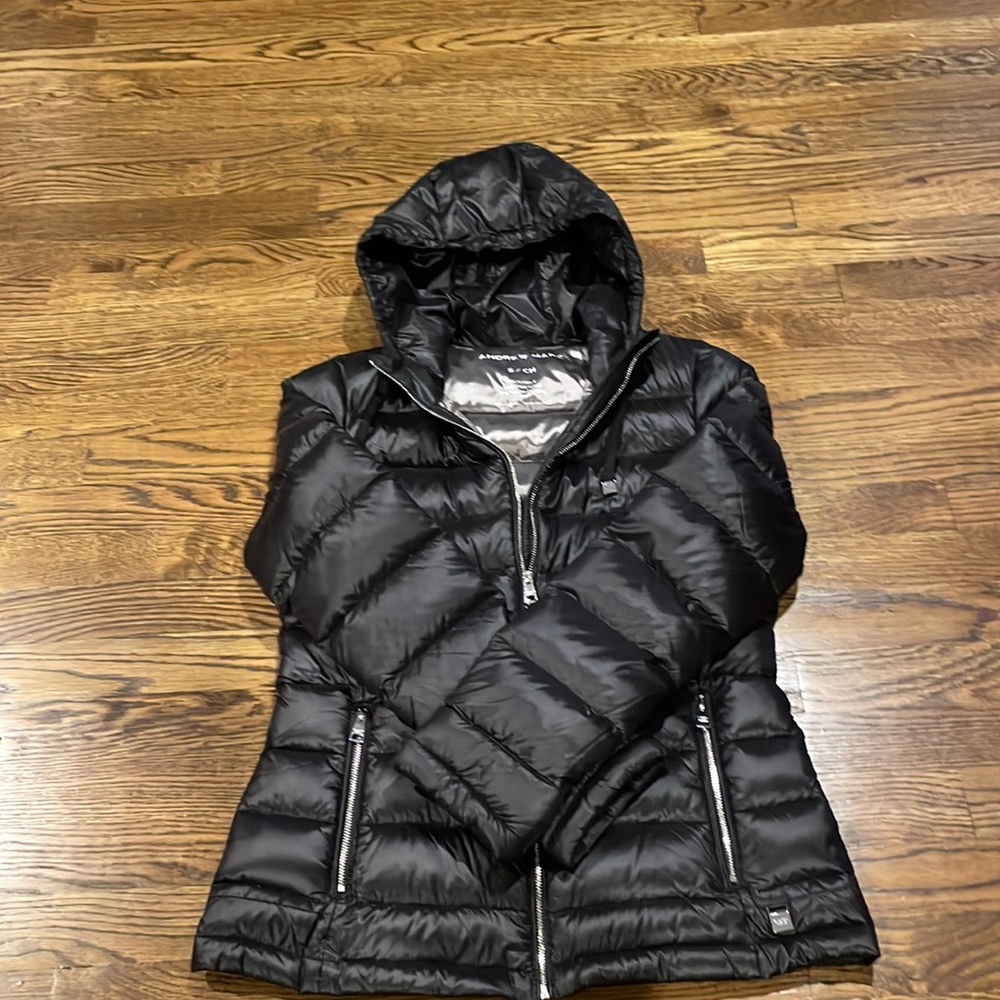 Andrew Marc Packable Down Hooded Jacket - image 3